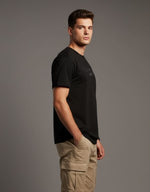 Men’s Outlaws Fashion printed T-shirt with casual fit, 100% cotton, featuring a bold graphic design on the front.