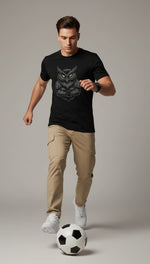 Men’s Outlaws Fashion printed cotton T-shirt with casual fit, featuring bold graphic design and comfortable 100% cotton fabric.