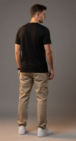 Men's Outlaws Fashion printed cotton T-shirt featuring casual fit and bold graphic design on front.