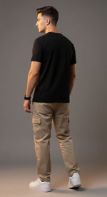 Men’s Outlaws Fashion regular printed T-shirt made of 100% cotton, featuring a casual design and graphic print on the front.