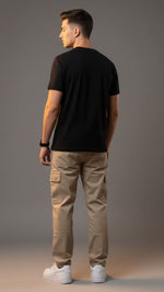 Men’s Outlaws Fashion printed regular fit cotton T-shirt with casual design, featuring bold graphic print on the front.