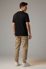 Men’s Outlaws Fashion printed cotton T-shirt with casual fit, featuring a bold graphic design on the front.