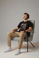 Men’s Outlaws Fashion printed cotton T-shirt with casual fit, featuring a bold graphic design and regular neckline.