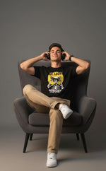 Men’s Outlaws Regular Printed T-Shirt made of 100% cotton, casual wear with a bold graphic design and comfortable fit.