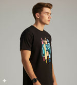 Men’s Outlaws Regular Printed T-Shirt made of 100% cotton, featuring a casual design with bold graphic print.
