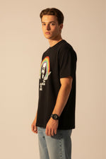 Men’s Outlaws Regular Printed T-Shirt made of 100% cotton, casual wear with a stylish printed design, perfect for everyday comfort.
