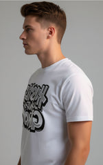 Men’s Outlaws Fashion printed cotton T-shirt with casual fit and bold graphic design, perfect for everyday wear.