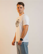 Men’s Outlaws Fashion printed cotton T-shirt with casual fit, featuring a bold graphic design on the front.