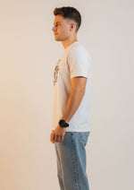 Men’s Outlaws Fashion printed T-shirt, 100% cotton casual wear, featuring bold graphic design and comfortable fit.