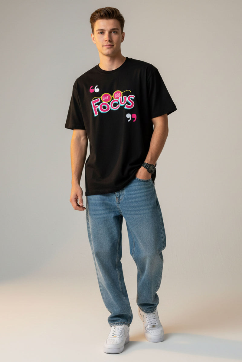 Men’s Outlaws Regular Printed T-Shirt made of 100% cotton, casual wear with bold printed design on the front.