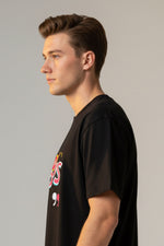 Men’s Outlaws Fashion printed cotton T-shirt with casual fit, featuring bold graphic design and short sleeves for everyday wear.