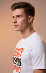 Men’s Outlaws Fashion printed cotton T-shirt with casual fit and graphic design, short sleeves and crew neck.