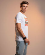 Men’s Outlaws Regular Printed T-Shirt made of 100% cotton, casual wear with bold graphic print on the front.