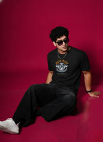 Men’s Outlaws Regular Printed T-Shirt – 100% Cotton Casual Wear
