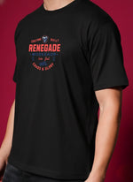 Men’s Outlaws Regular Printed T-Shirt – 100% Cotton Casual Wear