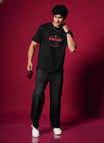 Men’s Outlaws Regular Printed T-Shirt – 100% Cotton Casual Wear