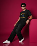Men’s Outlaws Regular Printed T-Shirt – 100% Cotton Casual Wear