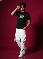 Men’s Outlaws Regular Printed T-Shirt – 100% Cotton Casual Wear