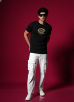 Men’s Outlaws Regular Printed T-Shirt – 100% Cotton Casual Wear