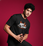 Men’s Outlaws Regular Printed T-Shirt – 100% Cotton Casual Wear