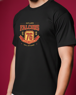 Men’s Outlaws Regular Printed T-Shirt – 100% Cotton Casual Wear