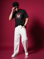 Men’s Outlaws Regular Printed T-Shirt – 100% Cotton Casual Wear