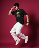 Men’s Outlaws Regular Printed T-Shirt – 100% Cotton Casual Wear