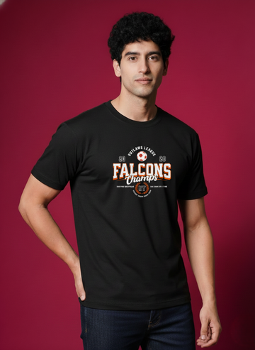 Men’s Outlaws Regular Printed T-Shirt – 100% Cotton Casual Wear