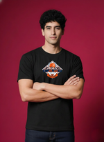Men’s Outlaws Regular Printed T-Shirt – 100% Cotton Casual Wear