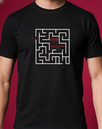 Men’s Outlaws Regular Printed T-Shirt – 100% Cotton Casual Wear