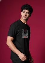 Men’s Outlaws Regular Printed T-Shirt – 100% Cotton Casual Wear