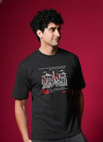 Men’s Outlaws Regular Printed T-Shirt – 100% Cotton Casual Wear