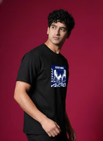 Men’s Outlaws Regular Printed T-Shirt – 100% Cotton Casual Wear