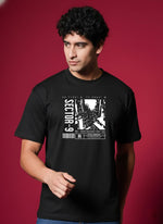 Men’s Outlaws Regular Printed T-Shirt – 100% Cotton Casual Wear