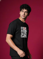 Men’s Outlaws Regular Printed T-Shirt – 100% Cotton Casual Wear
