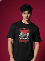 Men’s Outlaws Regular Printed T-Shirt – 100% Cotton Casual Wear