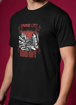 Men’s Outlaws Regular Printed T-Shirt – 100% Cotton Casual Wear