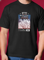 Men’s Outlaws Regular Printed T-Shirt – 100% Cotton Casual Wear