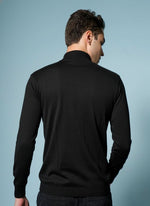 Men’s Pure Cotton Textured Knit Sweater – Premium Comfort & Timeless Style