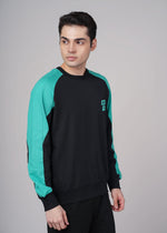 men color block sweatshirt