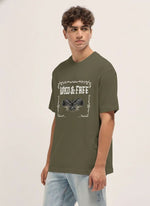 Wild and Free Graphic Streetwear T-Shirt for Men