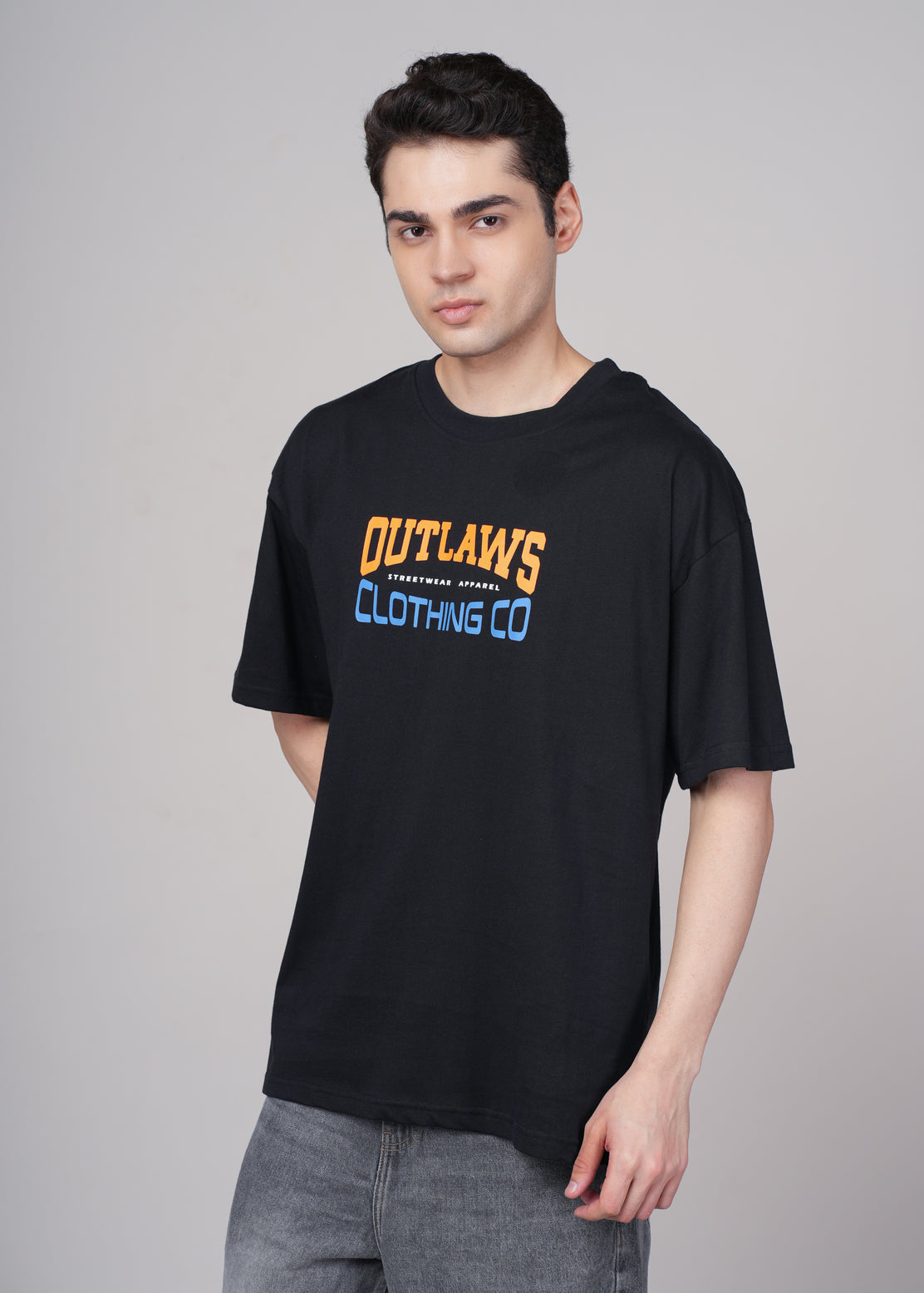 Men's Outlaws Graphic T-Shirt by Outlaws Fashion featuring bold graphic design on soft cotton fabric.
