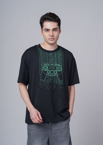Men's Outlaws Graphic T-Shirt from Outlaws Fashion featuring bold outlaw-themed artwork on a casual black tee.