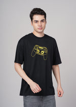 Men's Outlaws Graphic T-Shirt by Outlaws Fashion featuring bold outlaw-themed print on black cotton fabric.