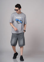 Men's Outlaws Graphic T-Shirt by Outlaws Fashion featuring bold outlaw-themed design on black cotton fabric.