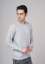 Outlaws Grey Melenge Sweatshirt for Men, casual hoodie with stylish design, featuring a comfortable fit and branded logo.