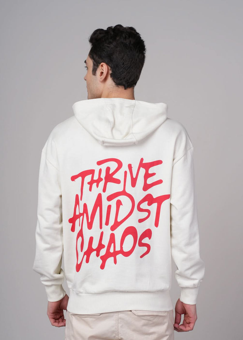 Outlaws Fashion Outlaws Hoodie in black with front logo print, casual fit, soft fabric for comfortable everyday wear.