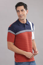 mens cotton knit polo t shirt casual wear India