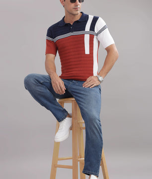 outlaws men polo t shirt knitted modern style