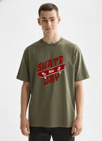 mens cotton oversized t shirt graphic design India